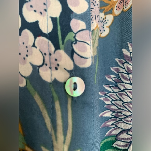 H&M Floral Blouse - Blue and Pink - Picture 2 of 7